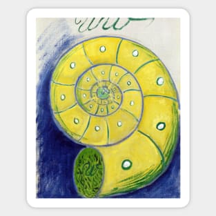 High Resolution Hilma af Klint Primordial Chaos No 5 Group I 1906 Sticker